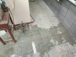 生物實驗室教師桌漏水