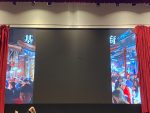 活動中心電子螢幕部份黑屏